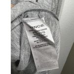 Vince Dropped Shoulder V- Neck Tee XXL Heather Grey Long Sleeves $125 Photo 3