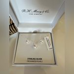 Macy's Two-Pc. Set Cultured Freshwater Pearl Pendant Necklace & Stud Earrings White Photo 2