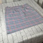 Talbots  Gingham Plaid A-Line Skirt size 10 NEW Red Navy Blue Black White Photo 14