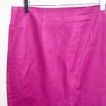 Kenar  Fuschia Cotton Blend Work Pencil Skirt Photo 1