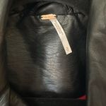 Free People  Long Faux Leather Vest Photo 1