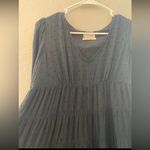 Urban Outfitters ⭐️ black long sleeve tiered Swiss dot dress size XS Photo 3