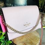 Kate Spade  New York Saffiano Crossbody Bag with Chain Strap Blush Pink NWT Photo 0