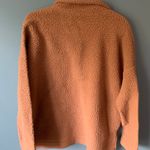 Aerie Burnt Orange Oversized Sherpa Pullover Photo 4