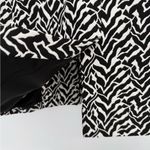 Chico's Black and White Animal Zebra Patterned Jacket Cardigan Size 2 (12/14) Photo 7