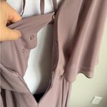 Duntery Addison Dusk Lilac Long Flutter Sleeve Chiffon Tie Back Gown Women 14/16 Purple Photo 6