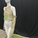 Princess Polly Detached Sleeve Multi Color Halter Top Size 12 Large Photo 3