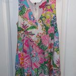 Lilly Pulitzer  Target Bright Floral Nosey Posey‎ Swing Baby Doll Top Tank Sz Sm Photo 0