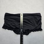 Mossimo Black Skirt Skort Ruffle Swim Beach Flirty Boho Bikini Bottom M Medium Photo 3