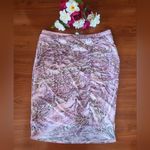 Thalia Sodi  Pink Snake Skin Skirt Size XXL Photo 0