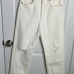 AGOLDE ‎ distressed white jeans size 26 Photo 0