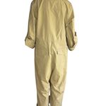 Banana Republic  Classic Beige Poplin Jumpsuit Size Medium Photo 7