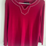 Rafaella  women's pullover. Size L. Excellent condition. 100% cotton Photo 0