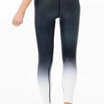 Zyia Black Metallic Ombre Light n Tight Hi-Rise 7/8 Legging Size 12 Photo 1