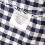 Como vintage  large gingham floral flannel top Photo 7