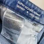 Volcom  Light Wash Destroyed Denim Skinny Jeans Photo 5