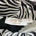 Johnny Was  Rayon Wrap MIDI Skirt Floral Zebra Print pockets Size XS Photo 3