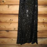 Sachin + Babi  Womens Greta Black Sequin Gown Dress Photo 7