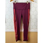 Lululemon  Zip The Line Crop *23 Deep Ruby / Poppy Coral - Size - 6 Photo 9