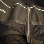 Everyone sucks but me lace floral leggings black size XL edgy grunge rave sexy Photo 7