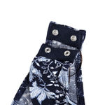 Lush Clothing Lush Blue Floral Short Sleeve Bodysuit in Blueberry Cream XL‎ NWOT Photo 6