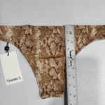 Vitamin A SAND SNAKE Neutra Hipster Bikini Swim Bottom US 8/M Animal Print Beach Photo 11