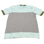 Polagram Lucy Avenue Women's Color Block Short Sleeve Pullover Sweater Size L Photo 13