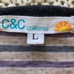 C&C California Striped T-shirt Dress Photo 9