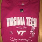 Hanes 🆕 Virginia Tech Hokies Women’s Pink T-Shirt Sz S Photo 1