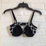 Rampage  intimates black white polka dot‎ padded bra 34C Photo 3