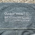 Outdoor Voices Leggings Tri-Tone Colorblock Gray White Warm Up Women's XL Photo 6