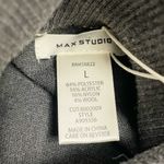 Max Studio NWT  Long Sleeve Mock Neck Sweater Dress Charcoal Gray Size Large NEW Photo 11