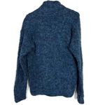 TABASK Alpaca Handmade Cardigan Size M Blue Size M Photo 1