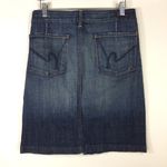 Citizens of Humanity Sophia Stretch Knee Length Skirt #300 31 Photo 8