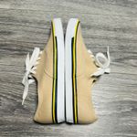 Polo Ralph Lauren Vintage Sneakers Women's 10B Tan Canvas Lace Up Casual Shoes Size 10 Photo 6