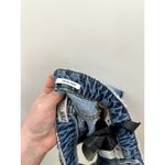 ZARA High Waist Heavily Distressed Raw Hem Crop Short Size 6 Photo 6