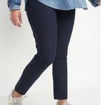 Old Navy Pixie Full Panel Maternity Ankle Pants Straight Size 2 NWT NavyBlue #G1 Photo 2