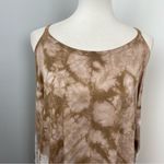 PPLA  Petra Tan & White Tie Dye Cold Shoulder Long Sleeve Top Large Photo 5