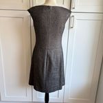 Ann Taylor  Women's Size 4 Gray Brown Sheath Wool Blend Dress Button Accents Photo 3