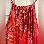 Free People “I Dare You” 100% Viscose Floral Tank Top Size Large Photo 6