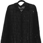 Rinku Dalamal Sequin Shirt Dress Size XL Rdalamal for Anthropologie Black Photo 7