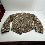 ALC Frank A.L.C. Emory Chocolate Brown Peach‎ Green Quilted Asymmetrical Jacket Small NEW Photo 13