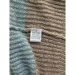 Pink Lily  Women's Striped Cable Knit Open Cardigan Sz Medium‎ Kimono Multicolor Photo 8