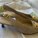 Donald Pliner  kitten heel with gold embellishment Photo 4