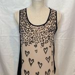Miss Chievous 38  Heart Tank Sheer Black Cream Size Medium Photo 2