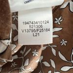 Lands' End  Tunic Top Womens 2XL Brown Cotton Popover Boho Cottage Earthy Blouse Photo 13