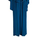 Sachin + Babi Wren Moroccan Blue Cape Embroidered Gown Size 4 Photo 8
