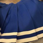 Elegant Blue Skater Skirt with White Accents Size undefined Photo 0