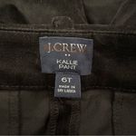 J. Crew Factory Pants Womens Tall Velvet Kallie Straight Leg Black Size 6T Photo 5