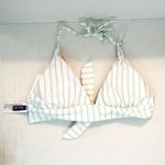 Splendid Bellini Reversible Halter Bra Bikini Top Sz S NWT Tie Dye & Stripes Photo 10
